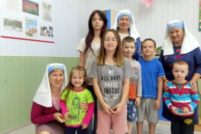 Сестры милосердия при храме иконы Божией Матери «Владимирская» посетили Лепельский спц