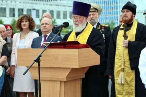 Представители Витебской епархии приняли участие в торжественной церемонии принятия военной присяги студентами ВГМУ