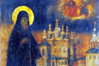 Икона с частицей мощей преподобного Герасима Болдинского чудотворца прибыла в Успенский храм д. Оболь