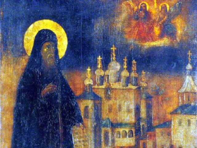 Икона с частицей мощей преподобного Герасима Болдинского чудотворца прибыла в Успенский храм д. Оболь