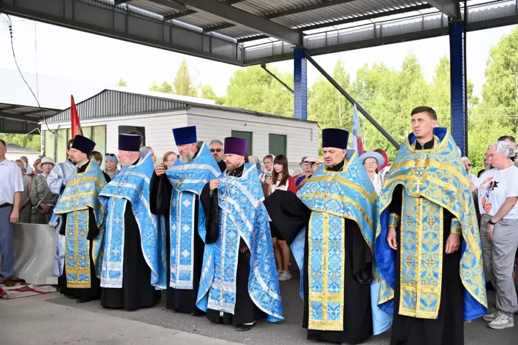 На границе России и Беларуси состоялась встреча ежегодного XXII Международного Одигитриевского крестного хода