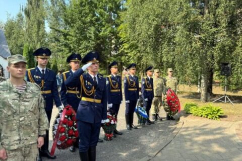 Иерей Павел Тарамыкин принял участие в митинге у мемориала рядом с Георгиевским храмом Витебска