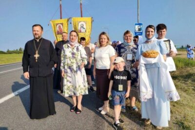 Одигитриевский крестный ход прибыл в Лиозно