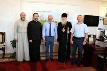 Архиепископ Димитрий встретился с руководителем управления следственного комитета по Витебской области