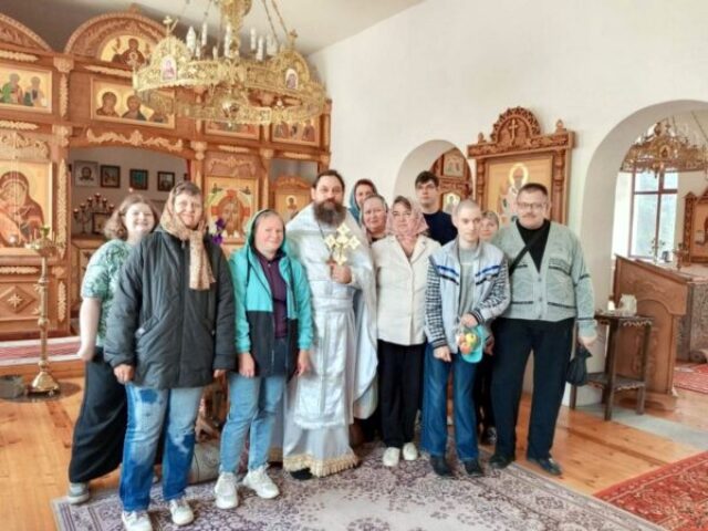Подопечные ТЦСОН посетили храм святого мученика Лонгина Сотника Витебска