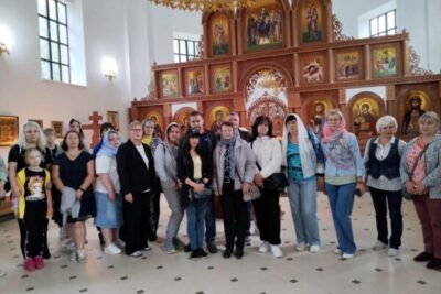 Паломники из Витебска посетили храм святого Архистратига Михаила аг. Черея