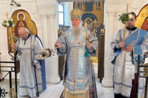 Архиепископ Димитрий возглавил всенощное бдение в Покровском кафедральном соборе Витебска