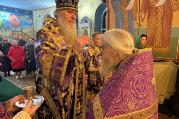 Архиепископ Димитрий возглавил всенощное бдение в Троицком Марковом монастыре Витебска