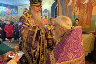 Архиепископ Димитрий возглавил всенощное бдение в Троицком Марковом монастыре Витебска