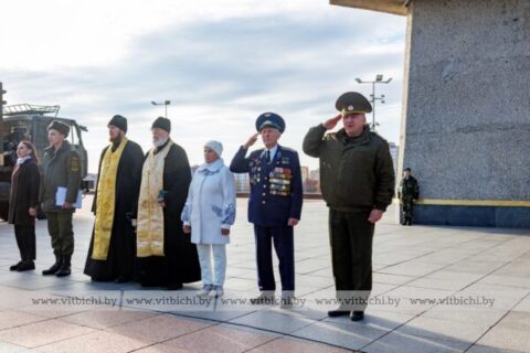 Иерей Георгий Совецкий принял участие в первой отправке срочников в 103-ю отдельную гвардейскую воздушно-десантную бригаду
