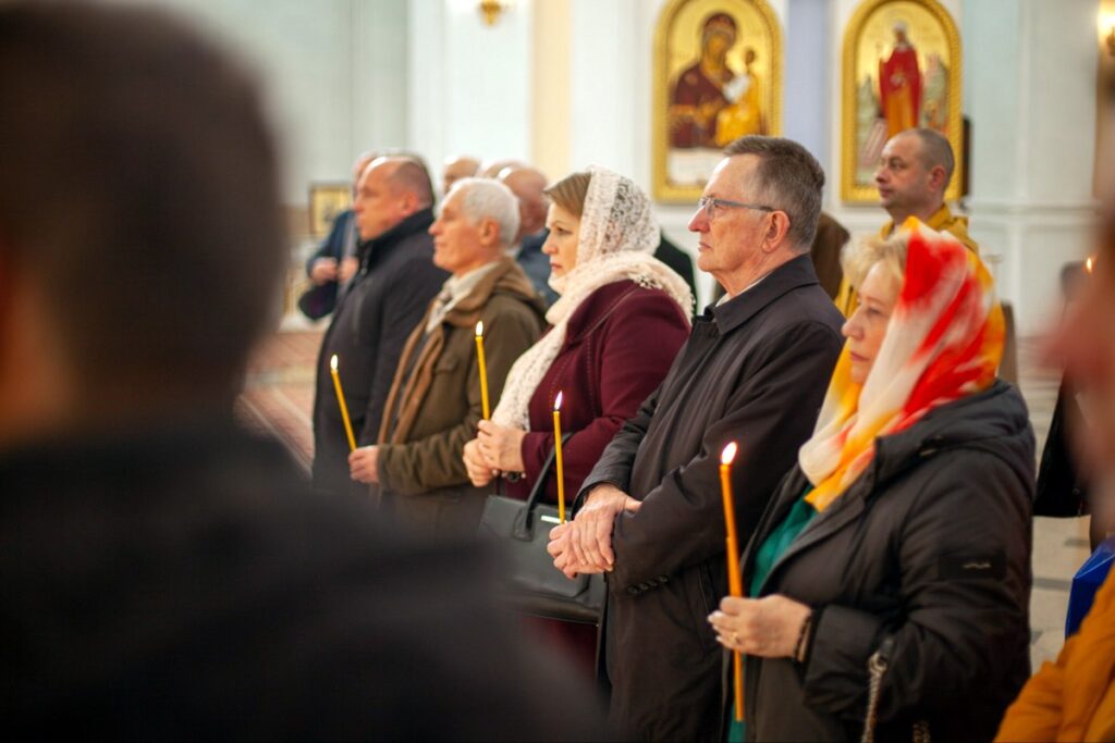 В Успенском кафедральном соборе Витебска прошел молебен к 110-летию белорусской милиции